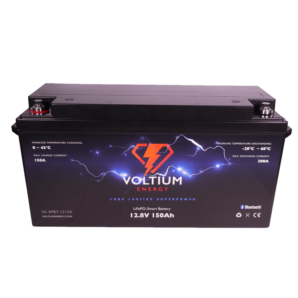 Voltium Energy LiFePO4 Lithium Batterij 12,8 Volt 150Ah 1920Wh Top Merken Winkel